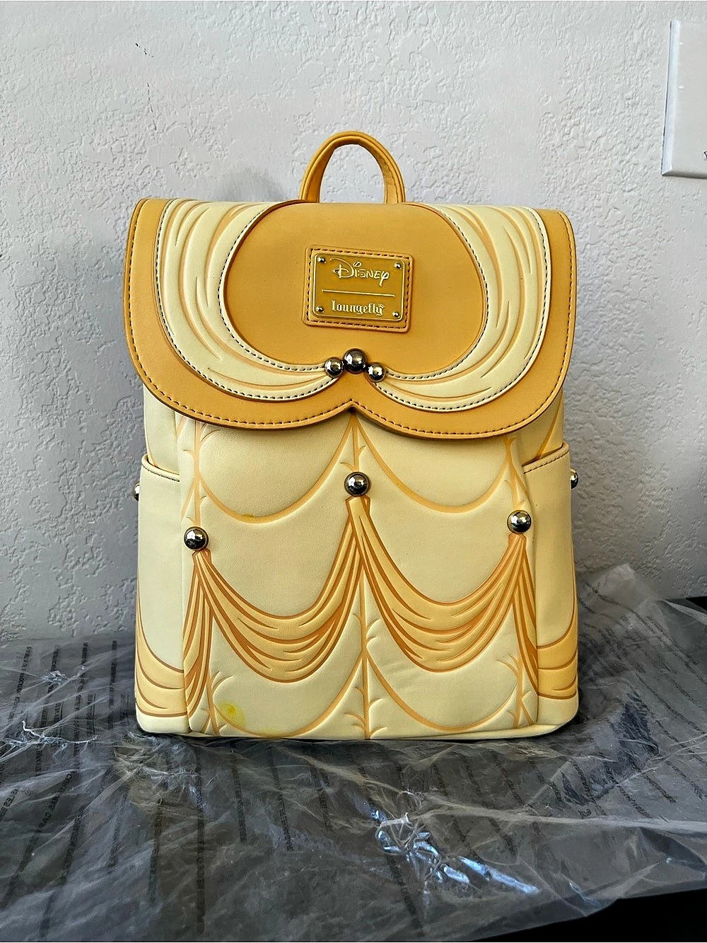 【SlightDefect】Loungefly Beauty and the Beast Belle Dress Backpack -2021 Rare NWT